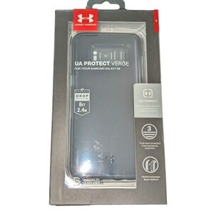 F4. Under Armour Verge Case for Samsung Galaxy S8 In Smoke. Works W/UA Connect